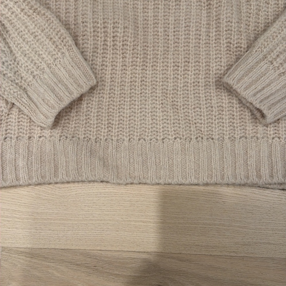 Cream alpaca sweater from Sezane - Picture 4 of 6